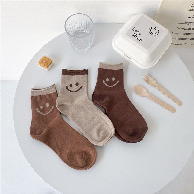日系拼接笑臉襪 S5 商品展示圖 8