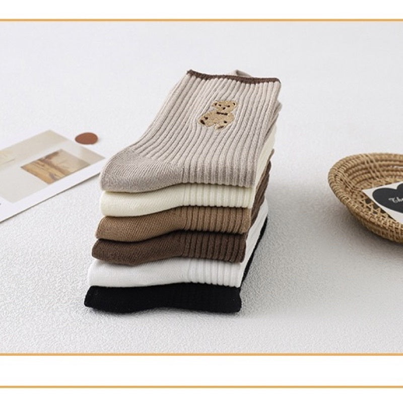 小熊刺繡棉襪 S9 商品展示圖 5