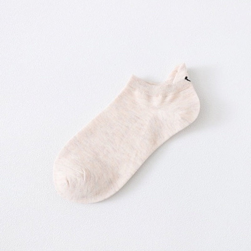 刺繡笑臉 短襪 S20