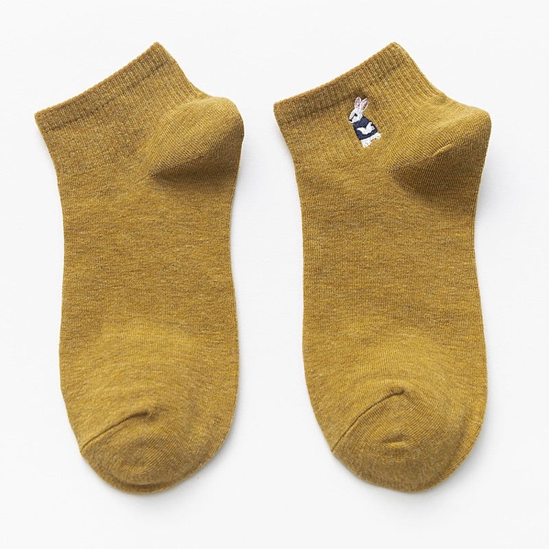 刺繡卡通襪 S15