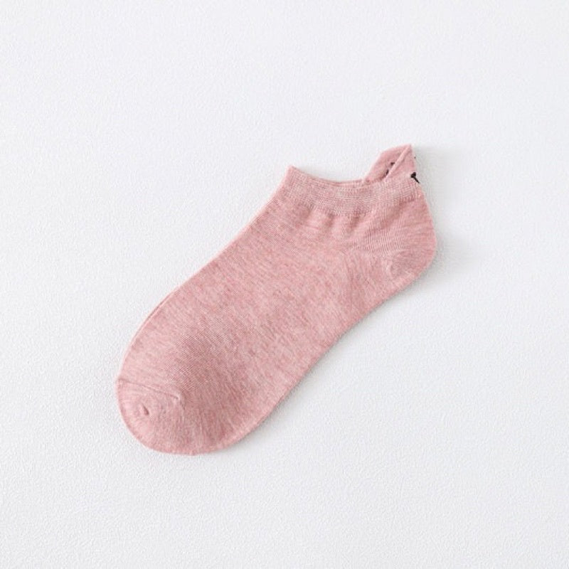 刺繡笑臉 短襪 S20