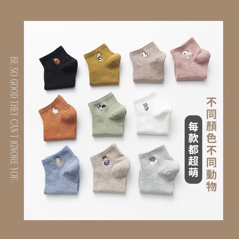 刺繡卡通襪 S15 商品展示圖 3