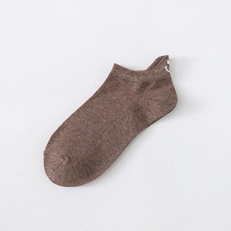 刺繡笑臉 短襪 S20