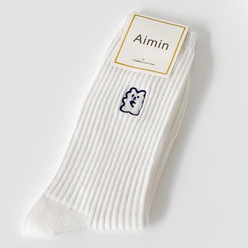 刺繡棉襪 S16