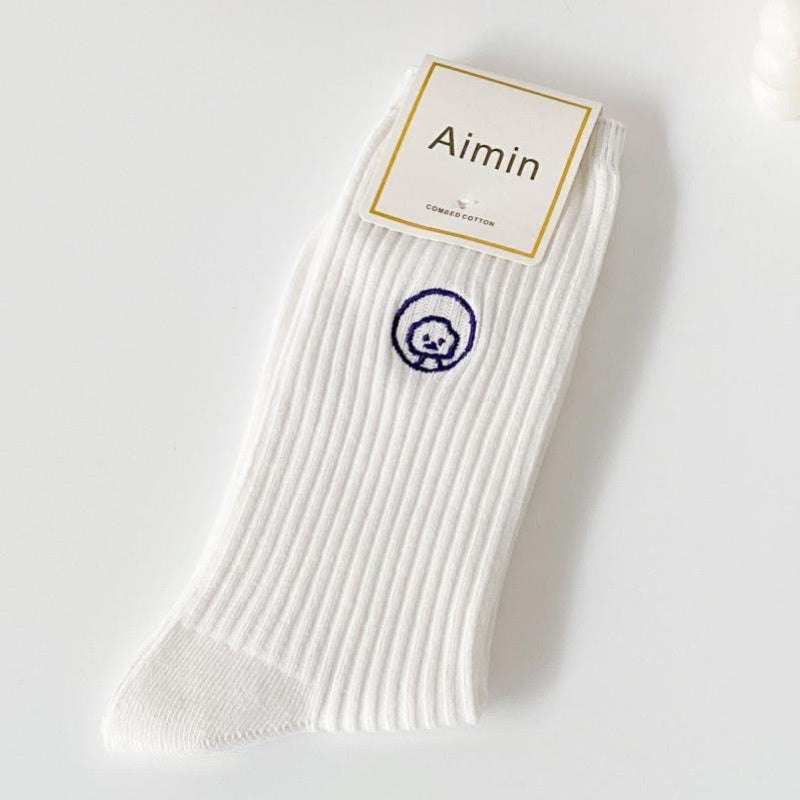刺繡棉襪 S16