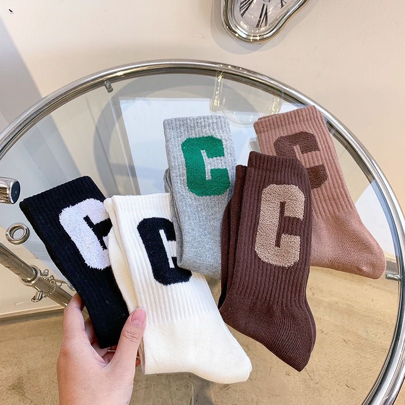 大C純色棉襪 S14 商品展示圖 2