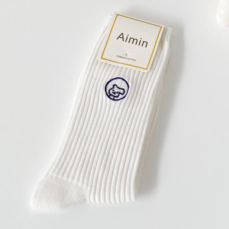 刺繡棉襪 S16