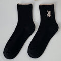 小兔 刺繡襪 S31