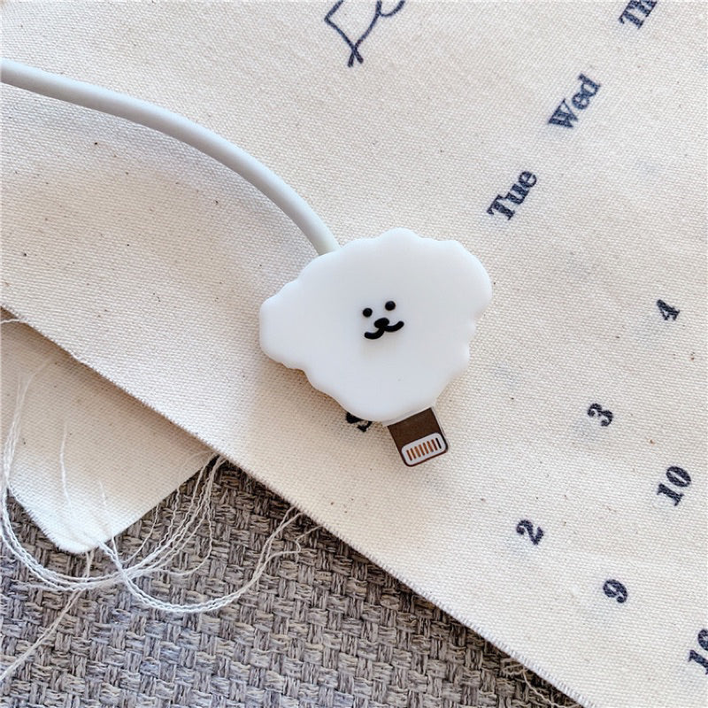 充電線保護線套 卡通線套 保護線套 咬線器 線套 防止斷裂 矽膠 iPhone