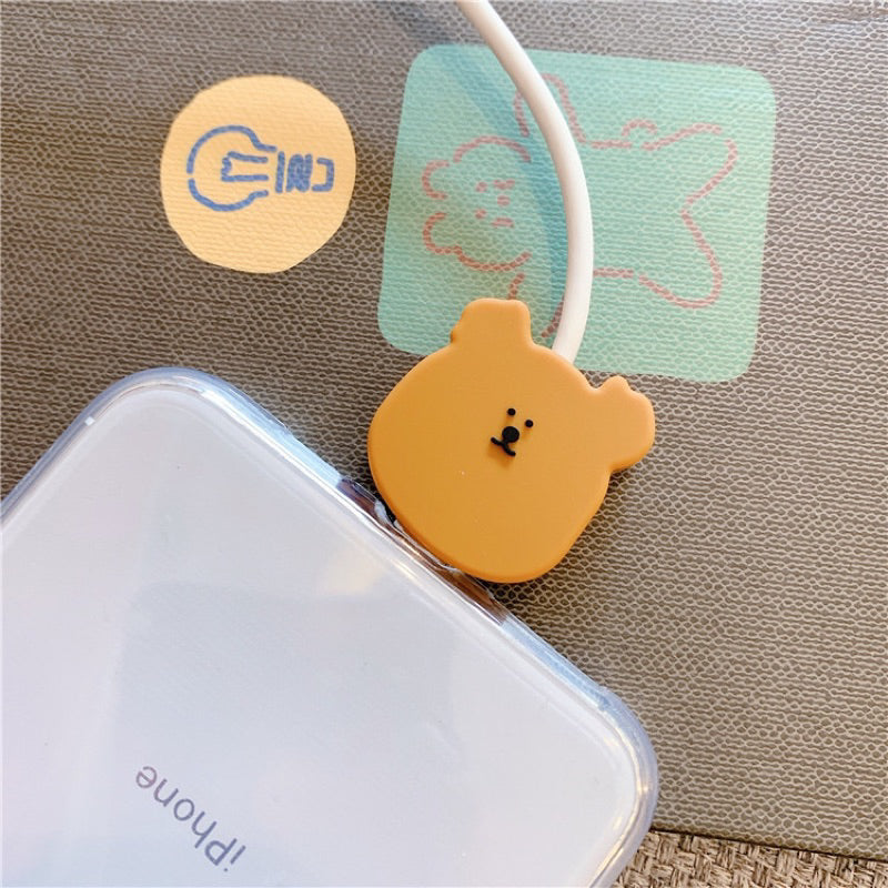 充電線保護線套 卡通線套 保護線套 咬線器 線套 防止斷裂 矽膠 iPhone