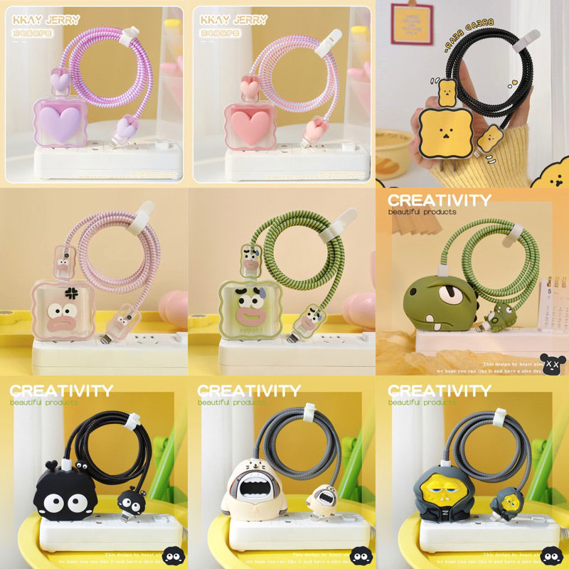 ins 充電器保護套 20W 適用蘋果 線套 咬線器 集線器 iPhone 充電線套 充電套 商品主圖