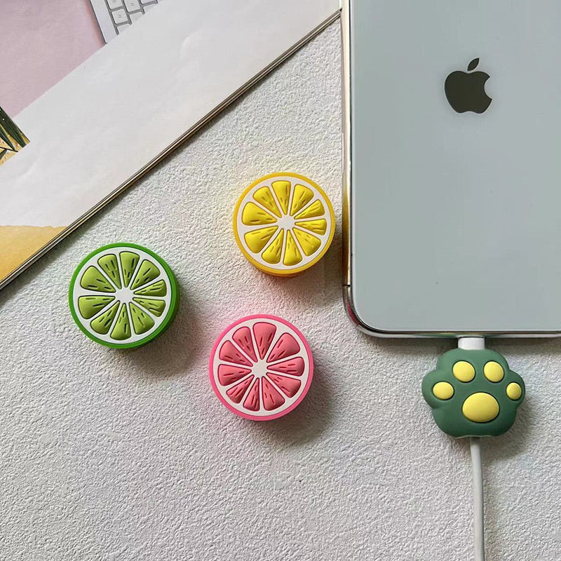 充電線保護線套 卡通線套 保護線套 咬線器 線套 防止斷裂 矽膠 iPhone 商品展示圖 8