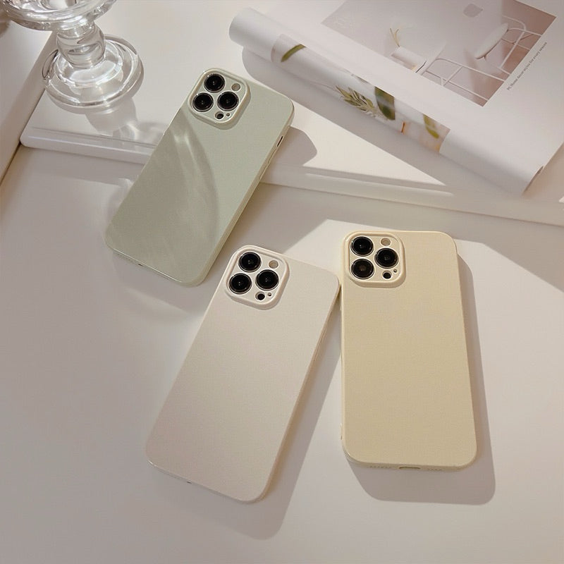 iPhone 手機殼 素色 亮面 矽膠手機殼 商品展示圖 9