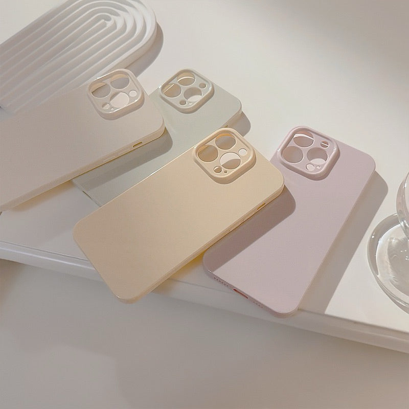 iPhone 手機殼 素色 亮面 矽膠手機殼 商品展示圖 8
