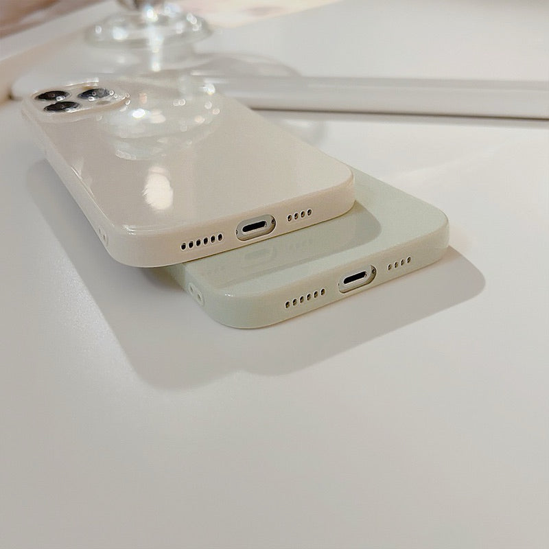 iPhone 手機殼 素色 亮面 矽膠手機殼 商品展示圖 7