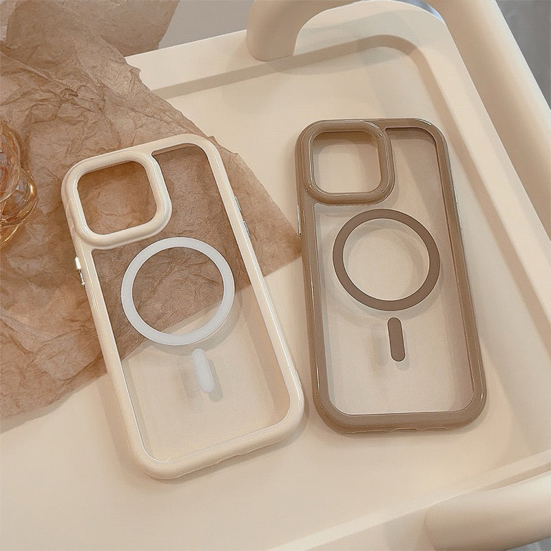 iPhone 磁吸 Magsafe 透明手機殼 iPhone手機殼 磁吸手機殼 保護殼 蘋果 磁吸殼 商品展示圖 3