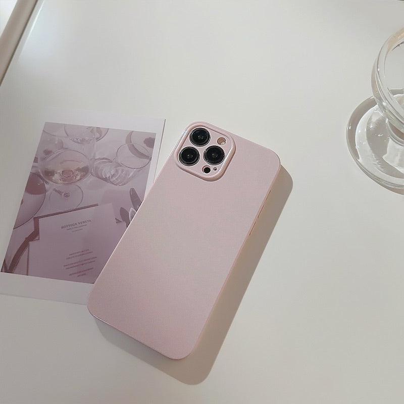 iPhone 手機殼 素色 亮面 矽膠手機殼
