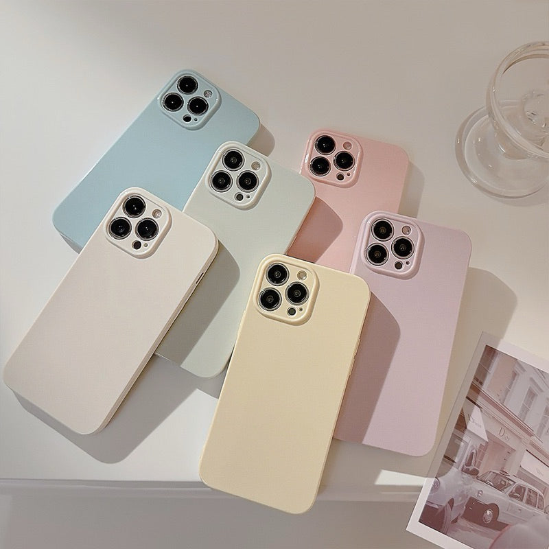 iPhone 手機殼 素色 亮面 矽膠手機殼 商品展示圖 5