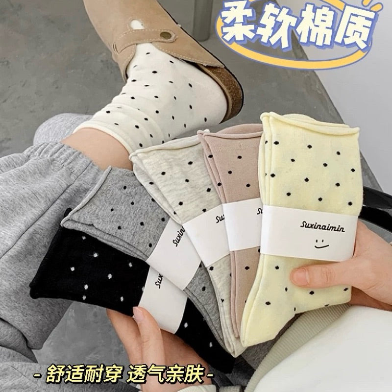 點點捲邊襪 S7 商品主圖