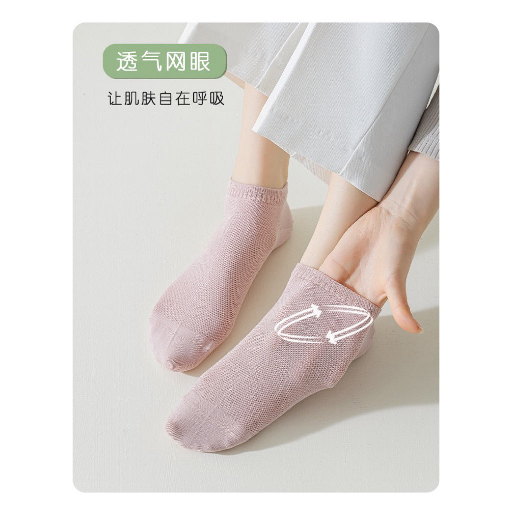 純色網眼短襪 S23 商品展示圖 3